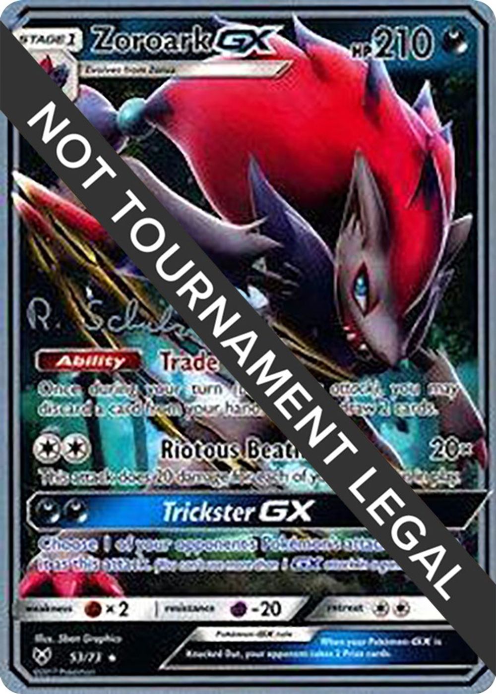 Zoroark GX - 2018 (Robin Schulz) — World Championship Decks