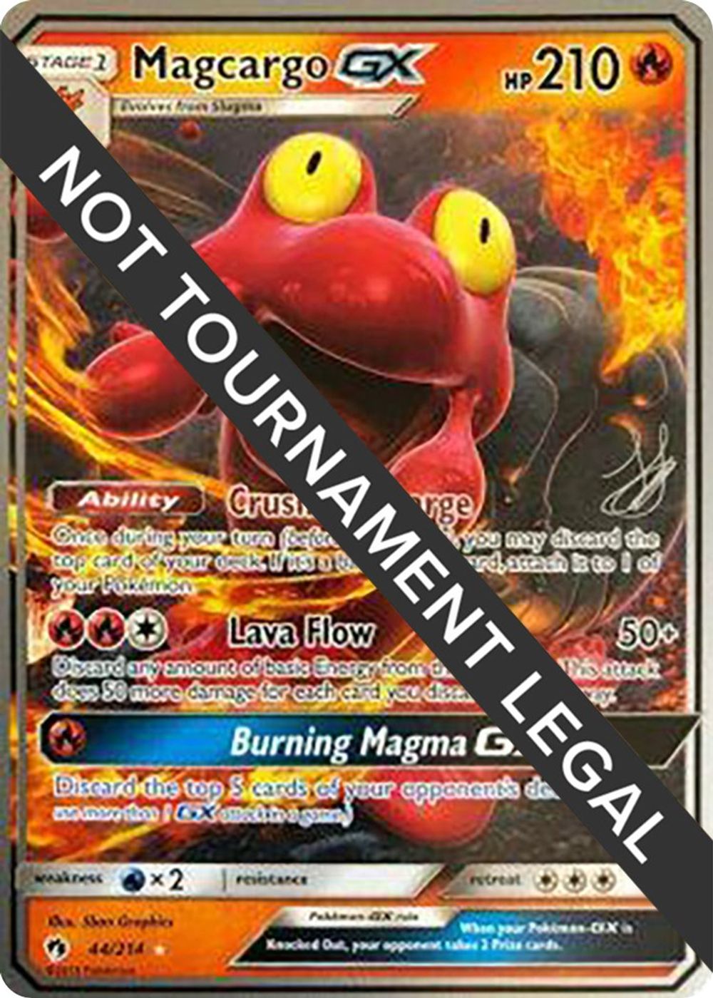 Magcargo GX - 2019 (Henry Brand) — World Championship Decks