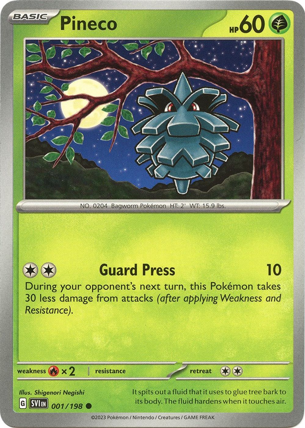 Pineco — SV01: Scarlet & Violet Base Set