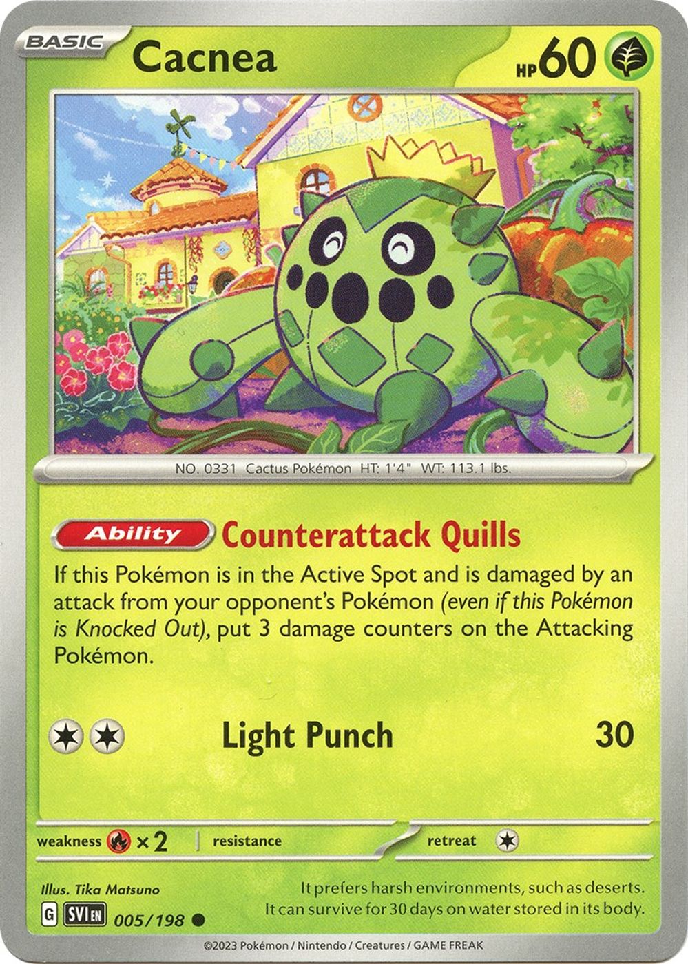 Cacnea - 005/198 — SV01: Scarlet & Violet Base Set