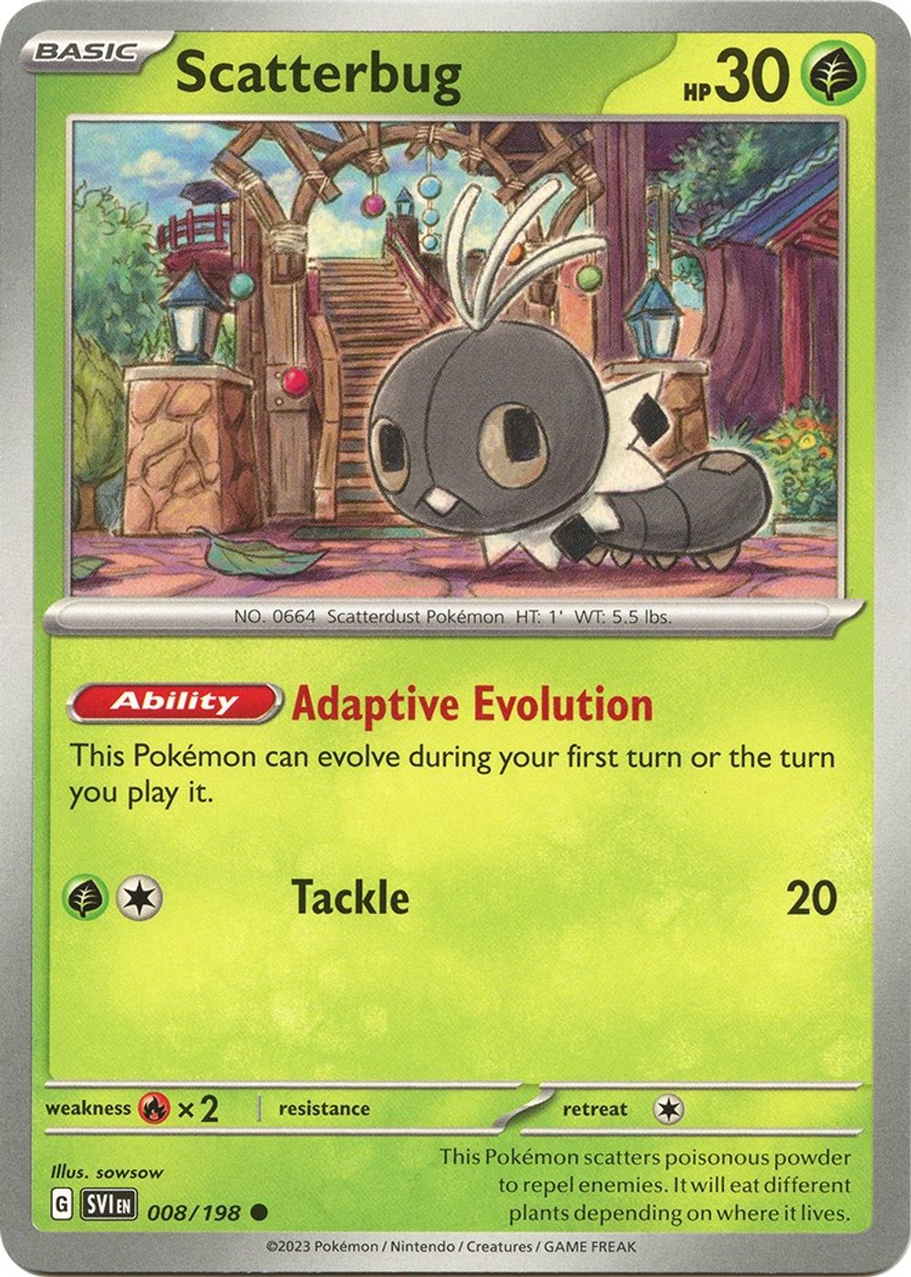 Scatterbug — SV01: Scarlet & Violet Base Set