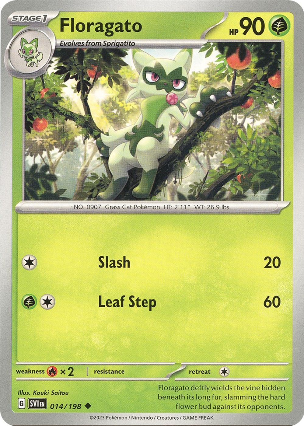 Floragato — SV01: Scarlet & Violet Base Set