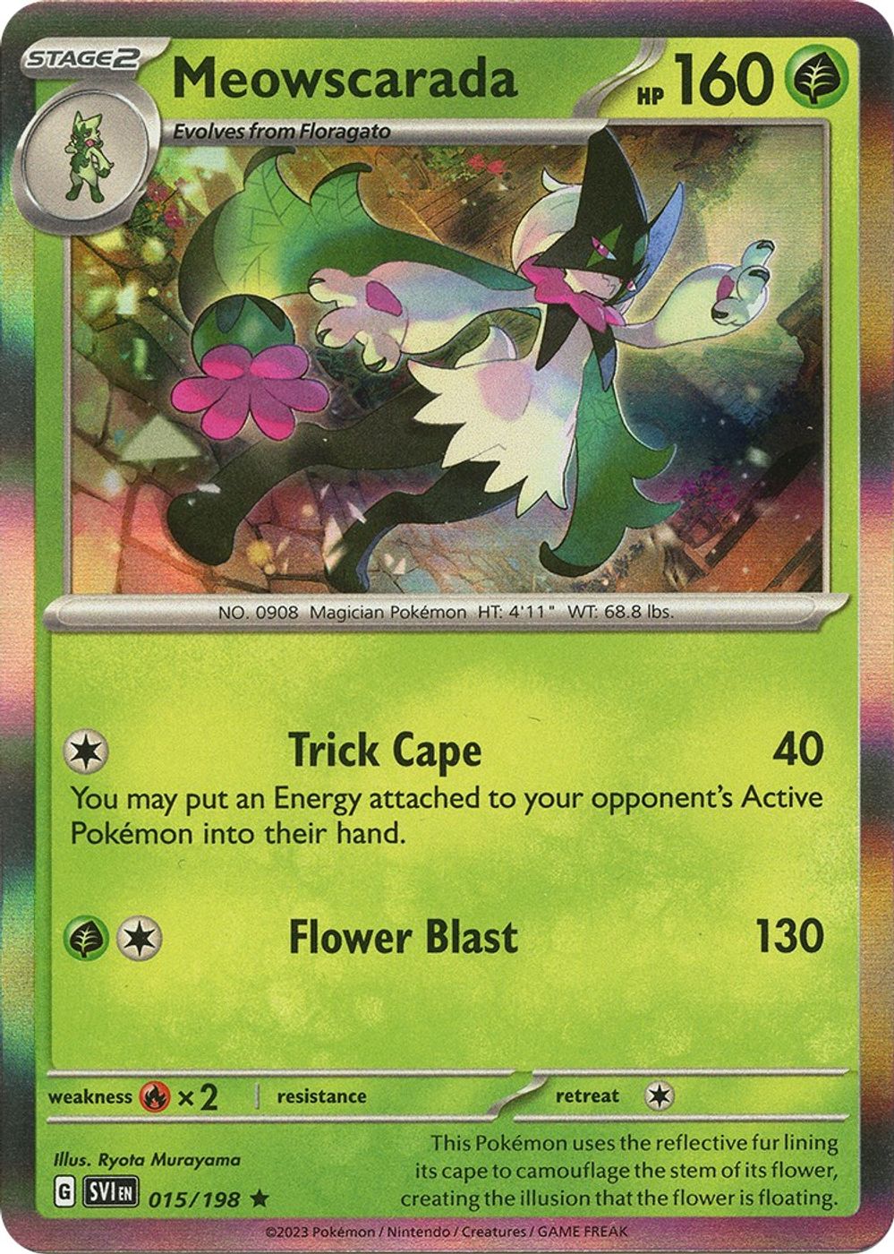 Meowscarada - 015/198 — SV01: Scarlet & Violet Base Set