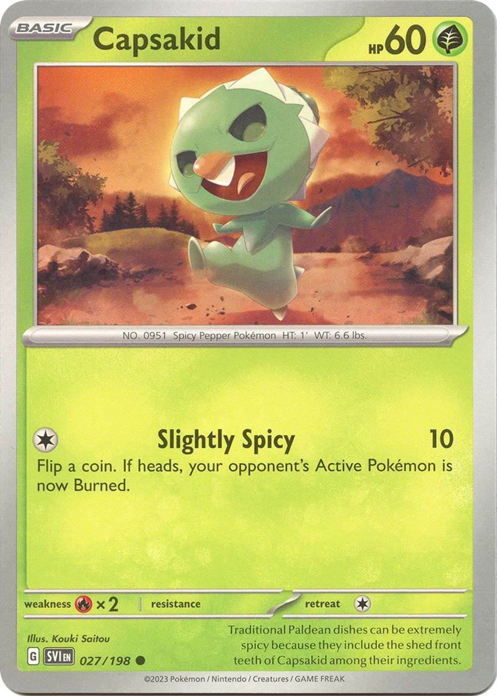 Capsakid - 027/198 — SV01: Scarlet & Violet Base Set