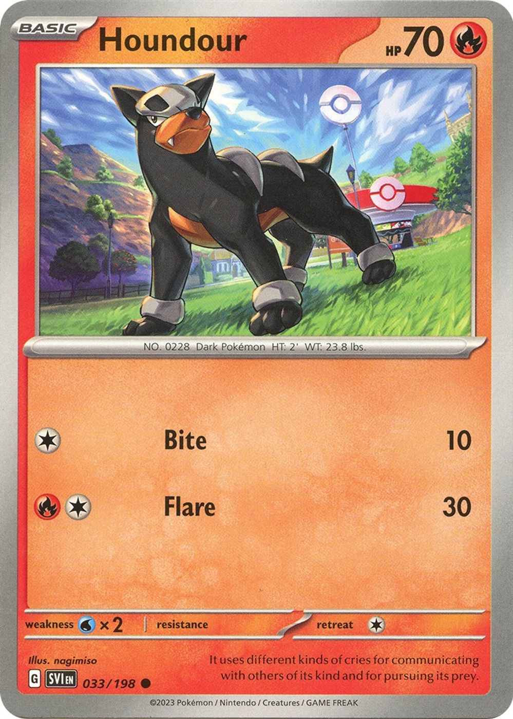 Houndour - 033/198 — SV01: Scarlet & Violet Base Set