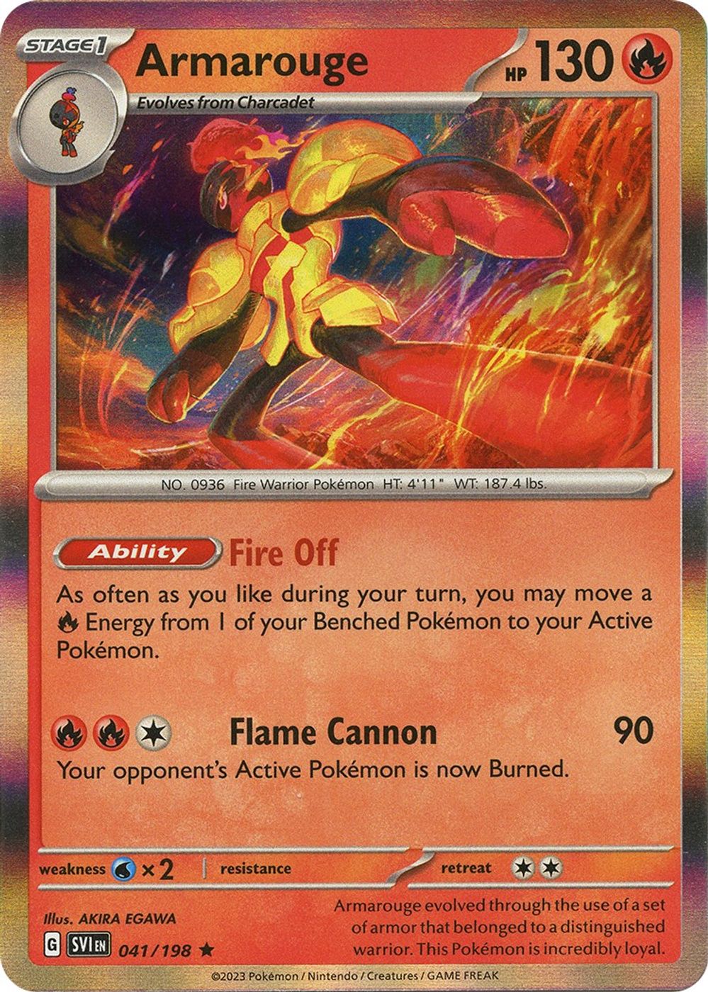 Armarouge - 041/198 — SV01: Scarlet & Violet Base Set