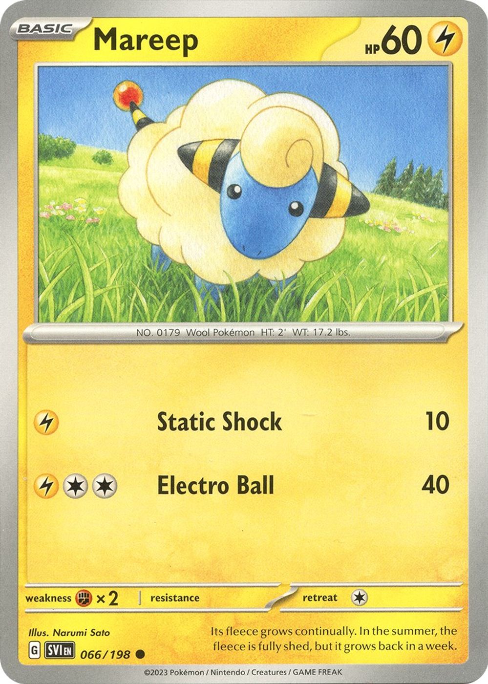 Mareep — SV01: Scarlet & Violet Base Set