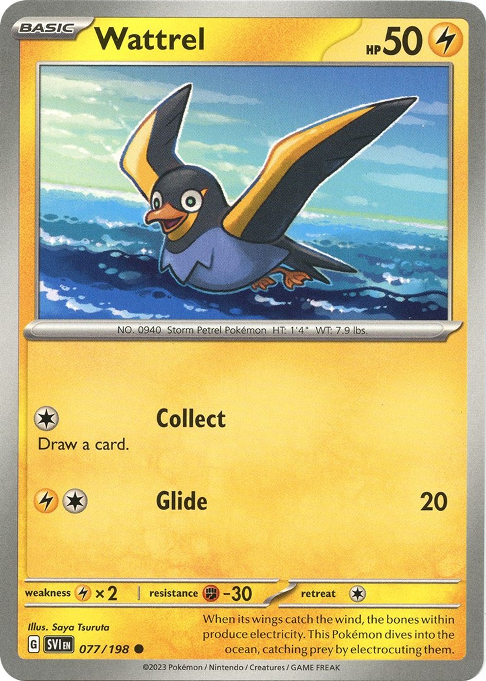 Wattrel - 077/198 — SV01: Scarlet & Violet Base Set