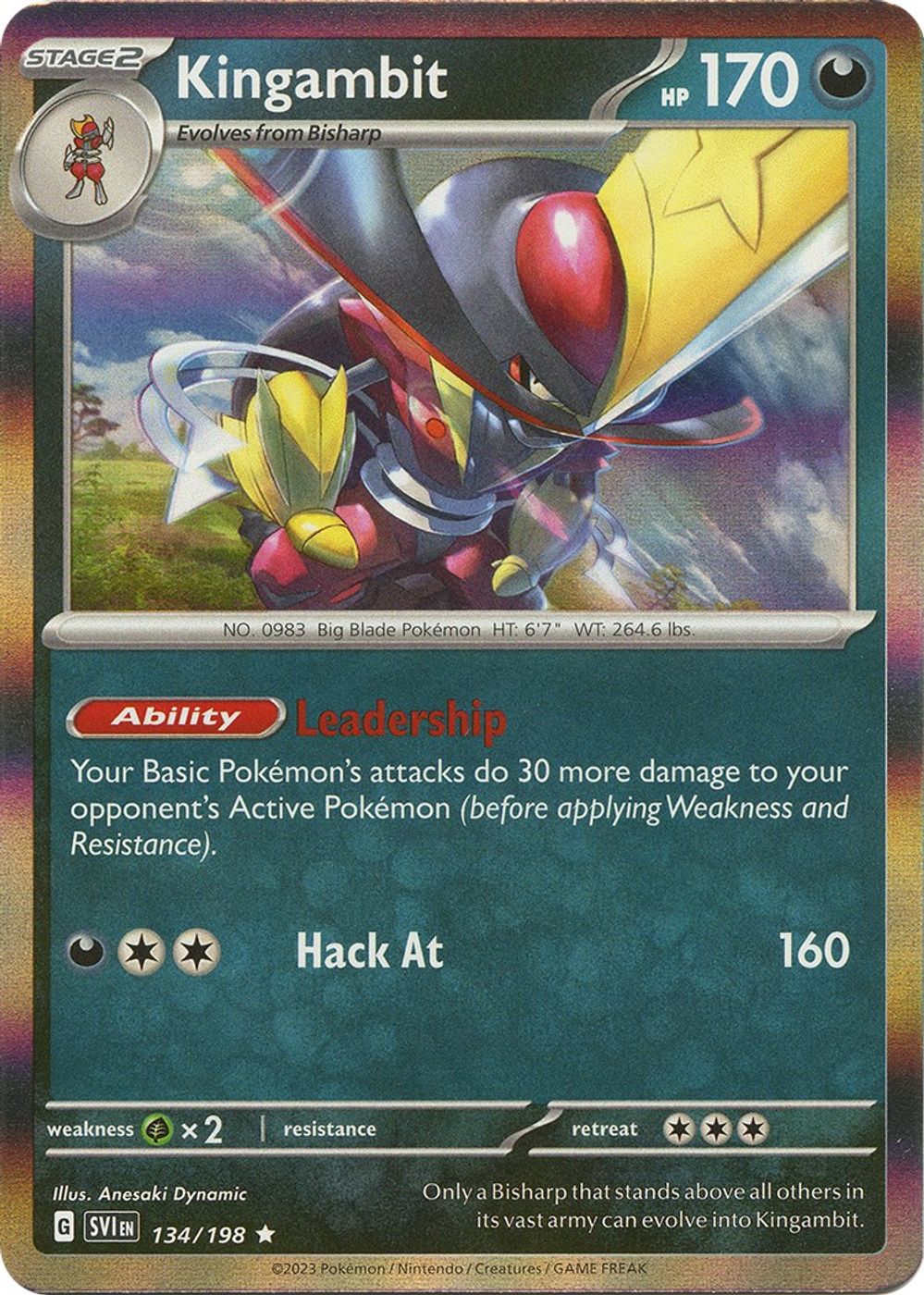 Kingambit - 134/198 — SV01: Scarlet & Violet Base Set