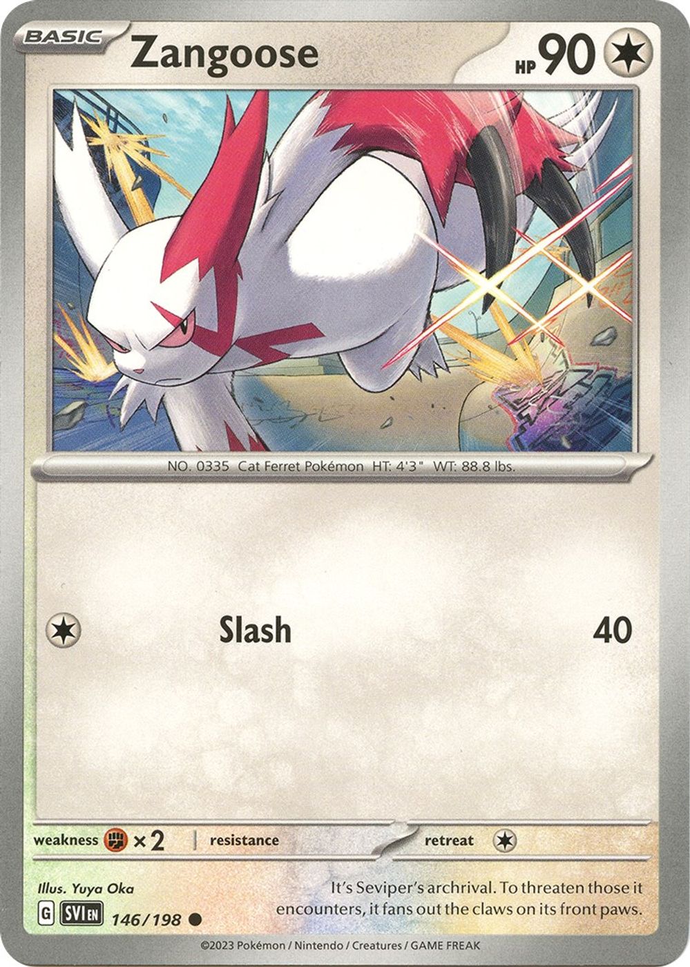 Zangoose - 146/198 — SV01: Scarlet & Violet Base Set