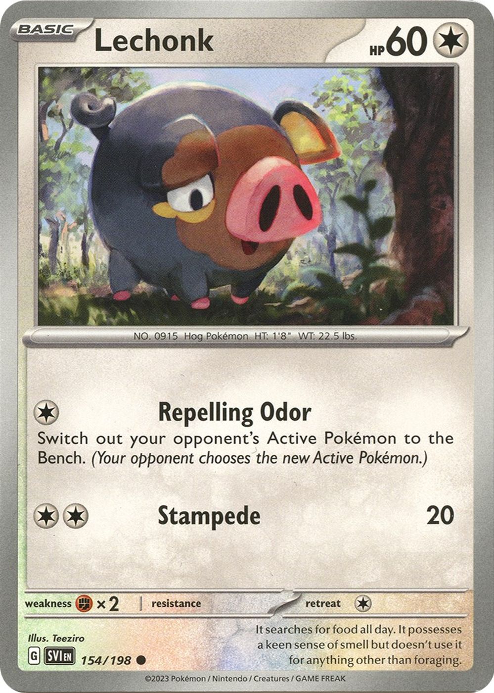 Lechonk - 154/198 — SV01: Scarlet & Violet Base Set