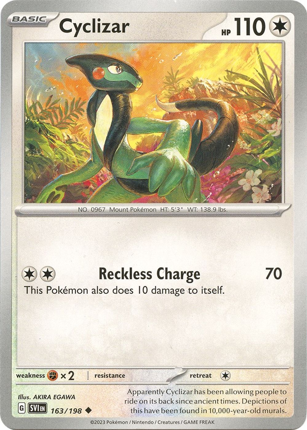Cyclizar - 163/198 — SV01: Scarlet & Violet Base Set