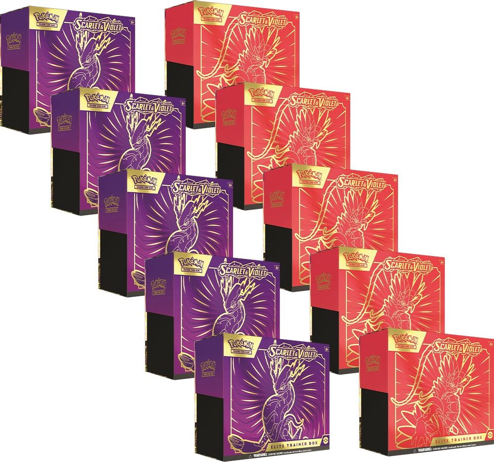 Scarlet & Violet Elite Trainer Box Case — SV01: Scarlet & Violet Base Set