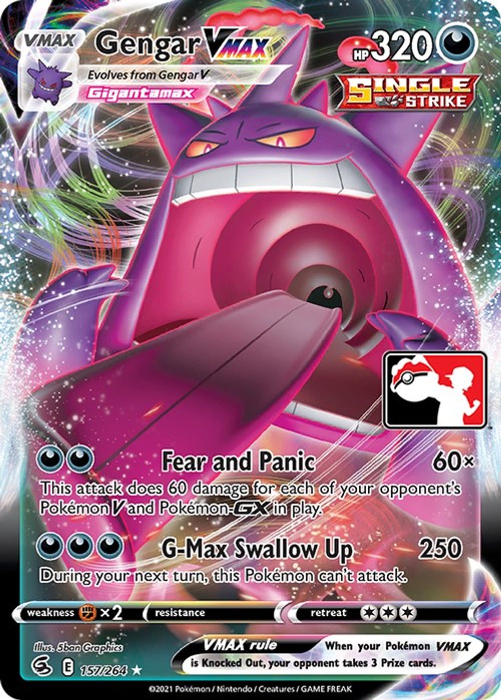 Gengar VMAX — Prize Pack Series Cards