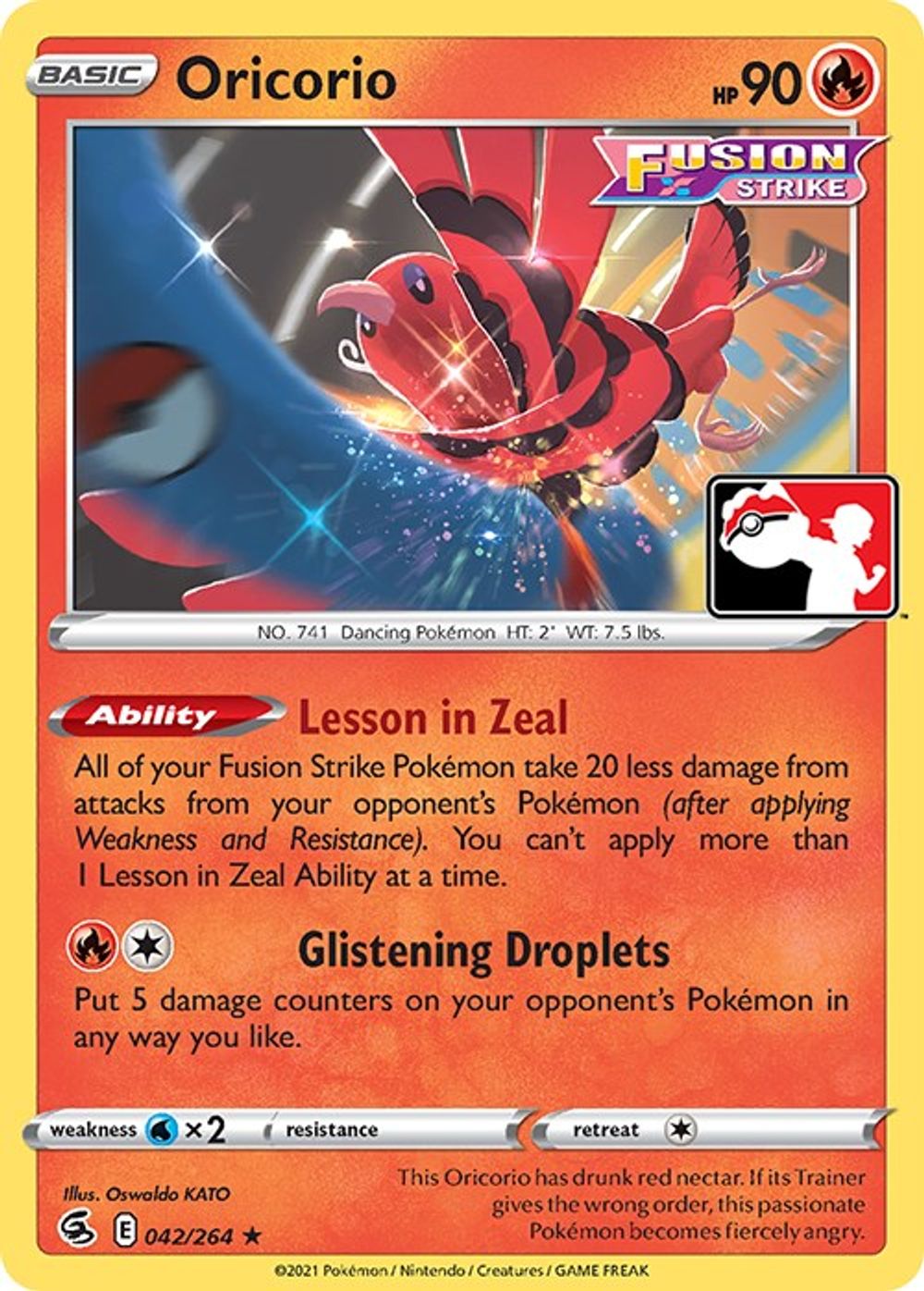 Oricorio — Prize Pack Series Cards