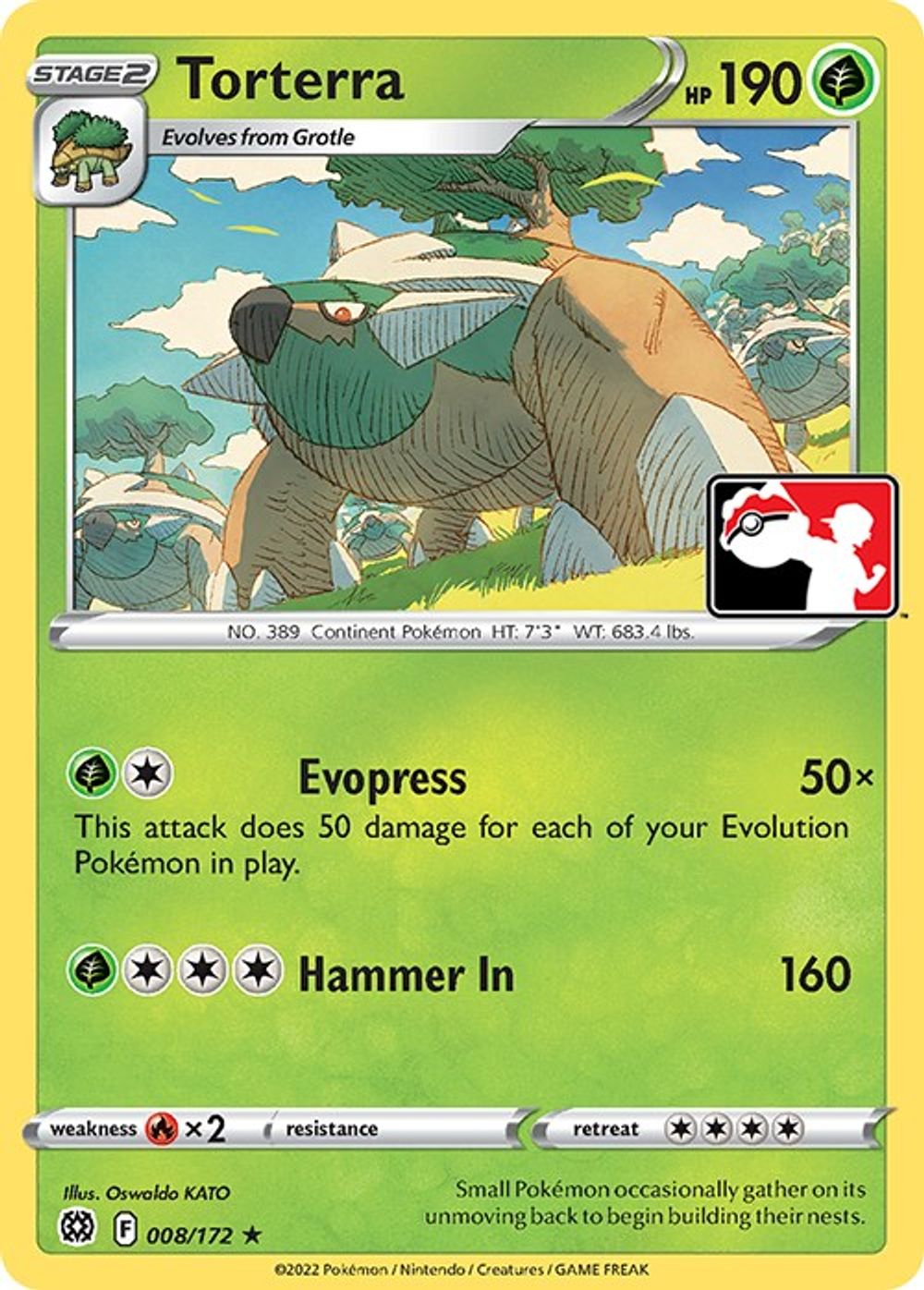 Torterra — Prize Pack Series Cards