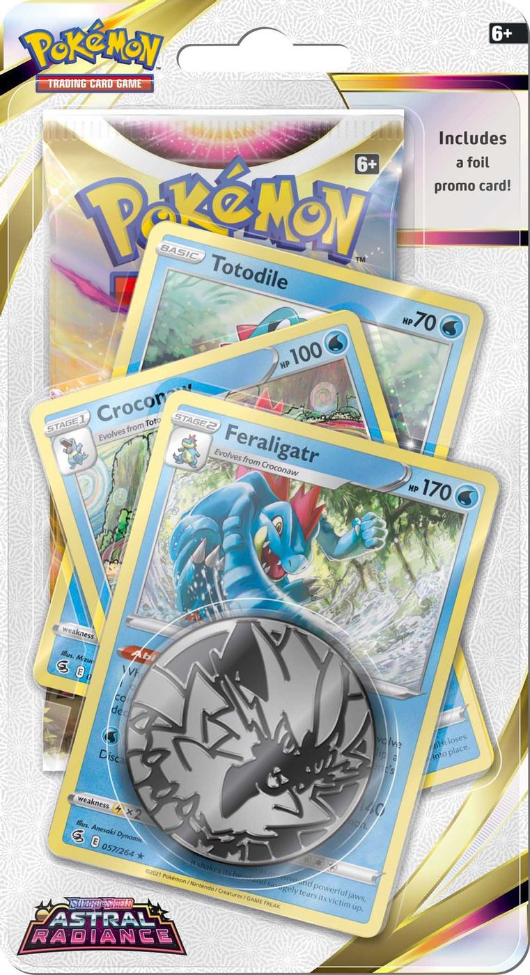 Astral Radiance Premium Checklane Blister [Feraligatr] — SWSH10: Astral Radiance