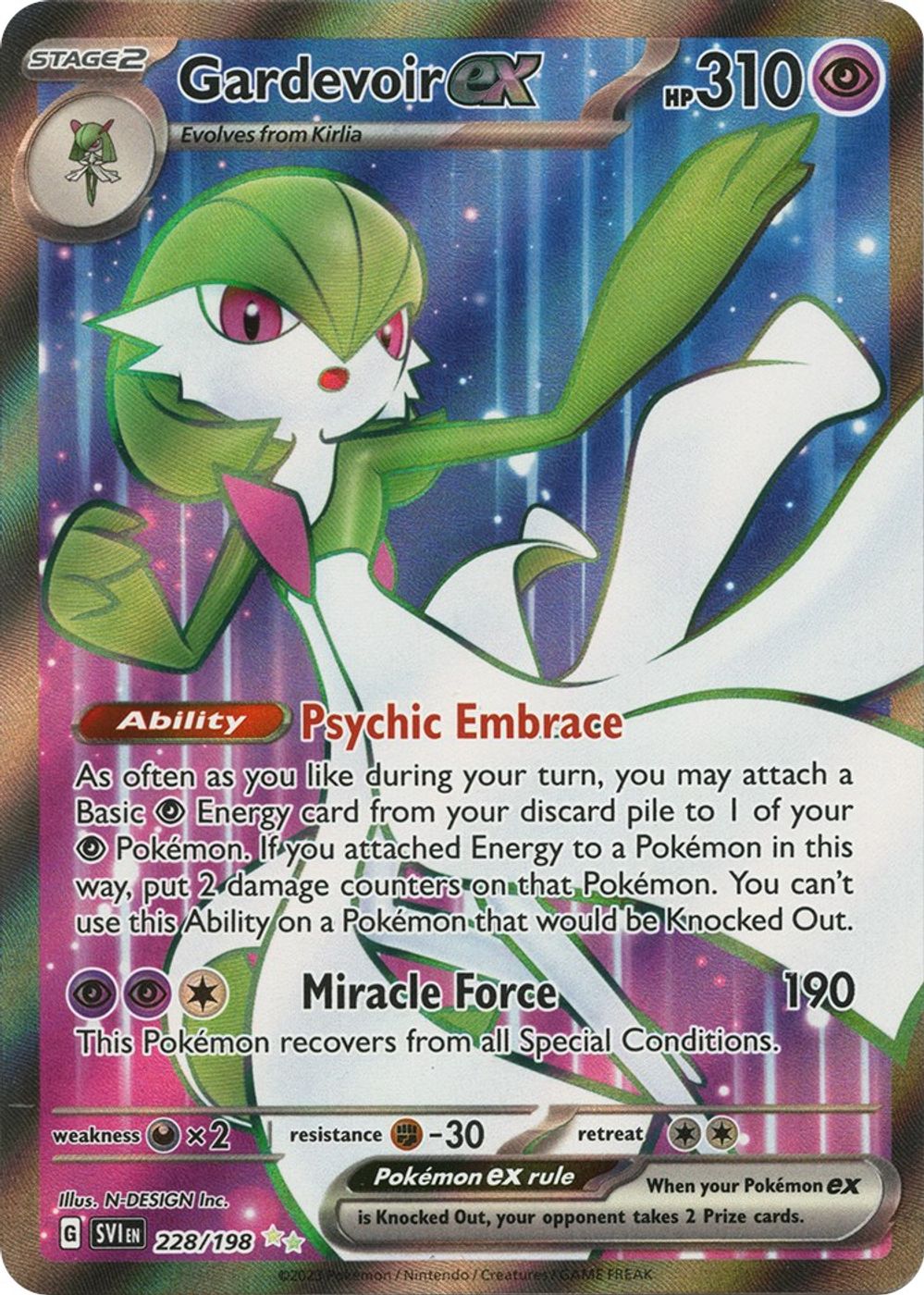 Gardevoir ex - 228/198 — SV01: Scarlet & Violet Base Set