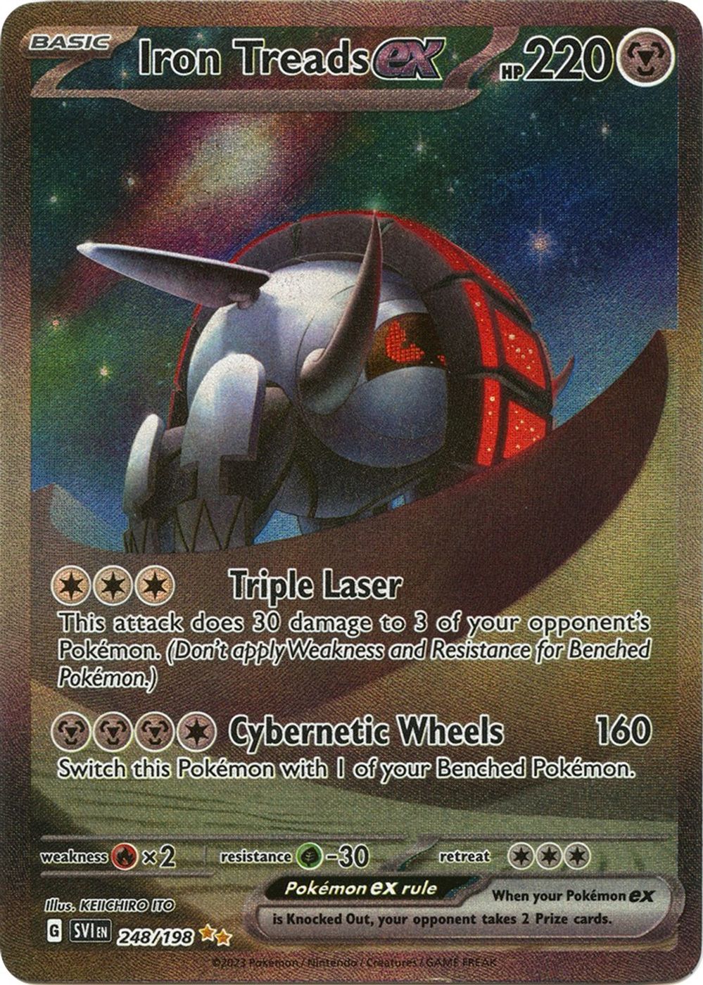 Iron Treads ex - 248/198 — SV01: Scarlet & Violet Base Set