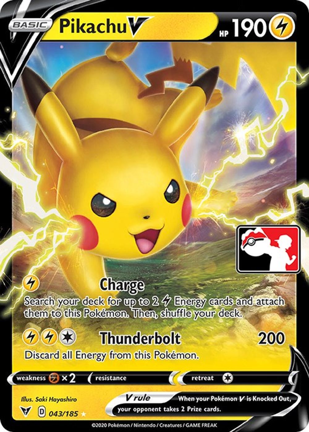 Pikachu V — Prize Pack Series Cards