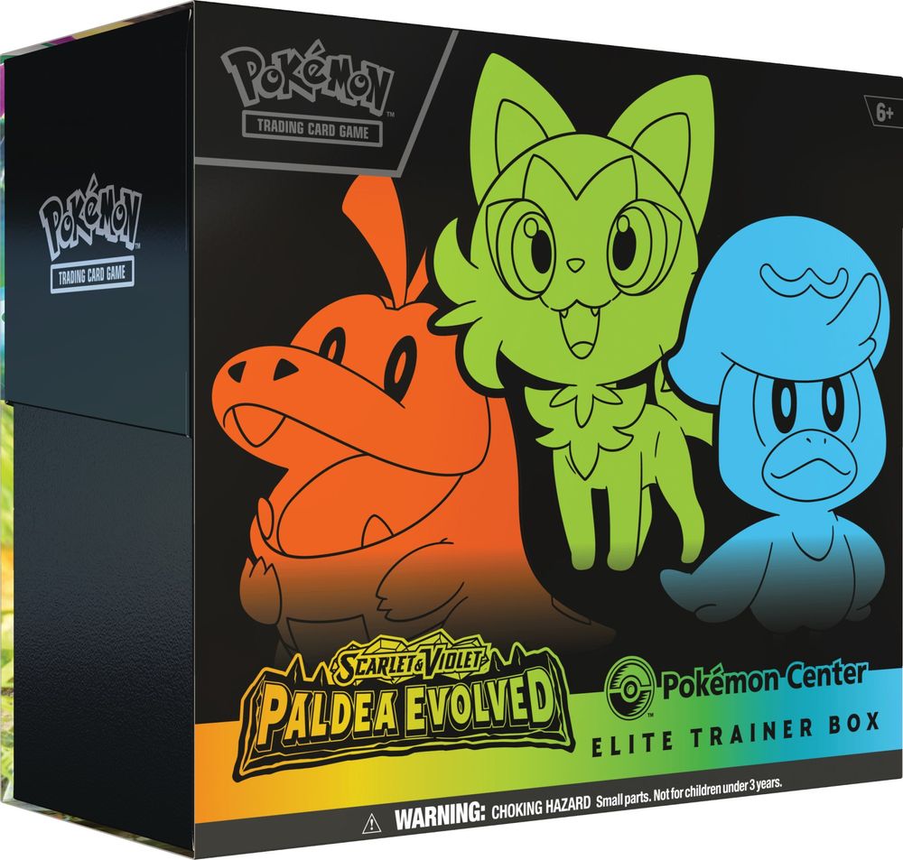 Paldea Evolved Pokemon Center Elite Trainer Box (Exclusive) — SV02: Paldea Evolved