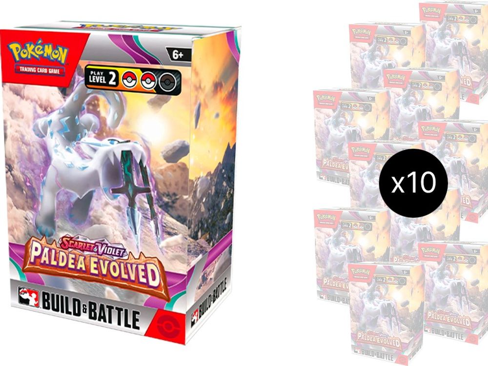 Paldea Evolved Build & Battle Box Display — SV02: Paldea Evolved