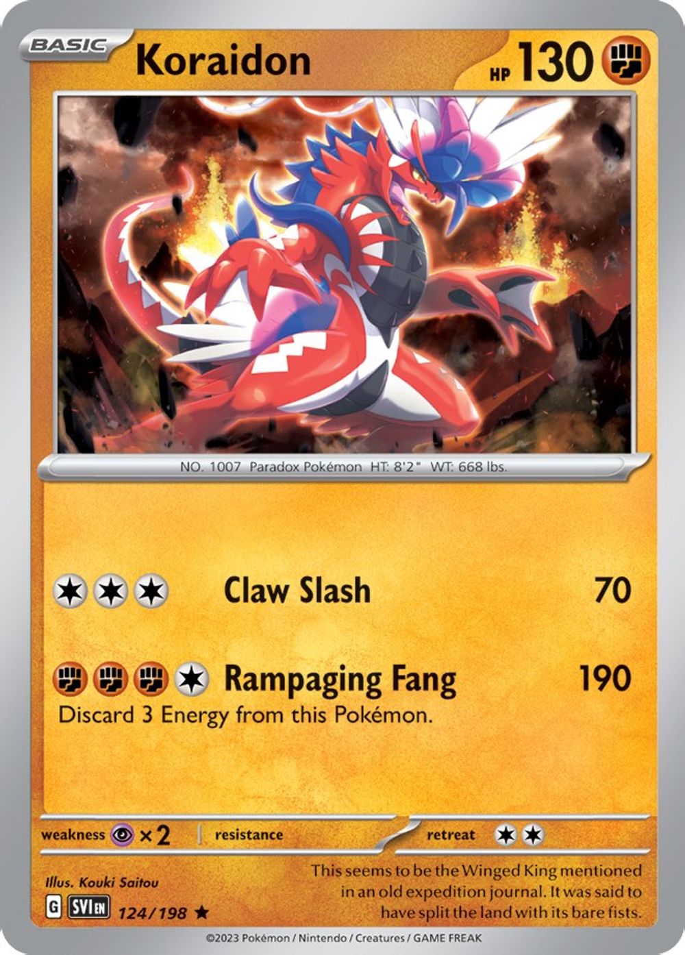 Koraidon - 124/198 — Deck Exclusives
