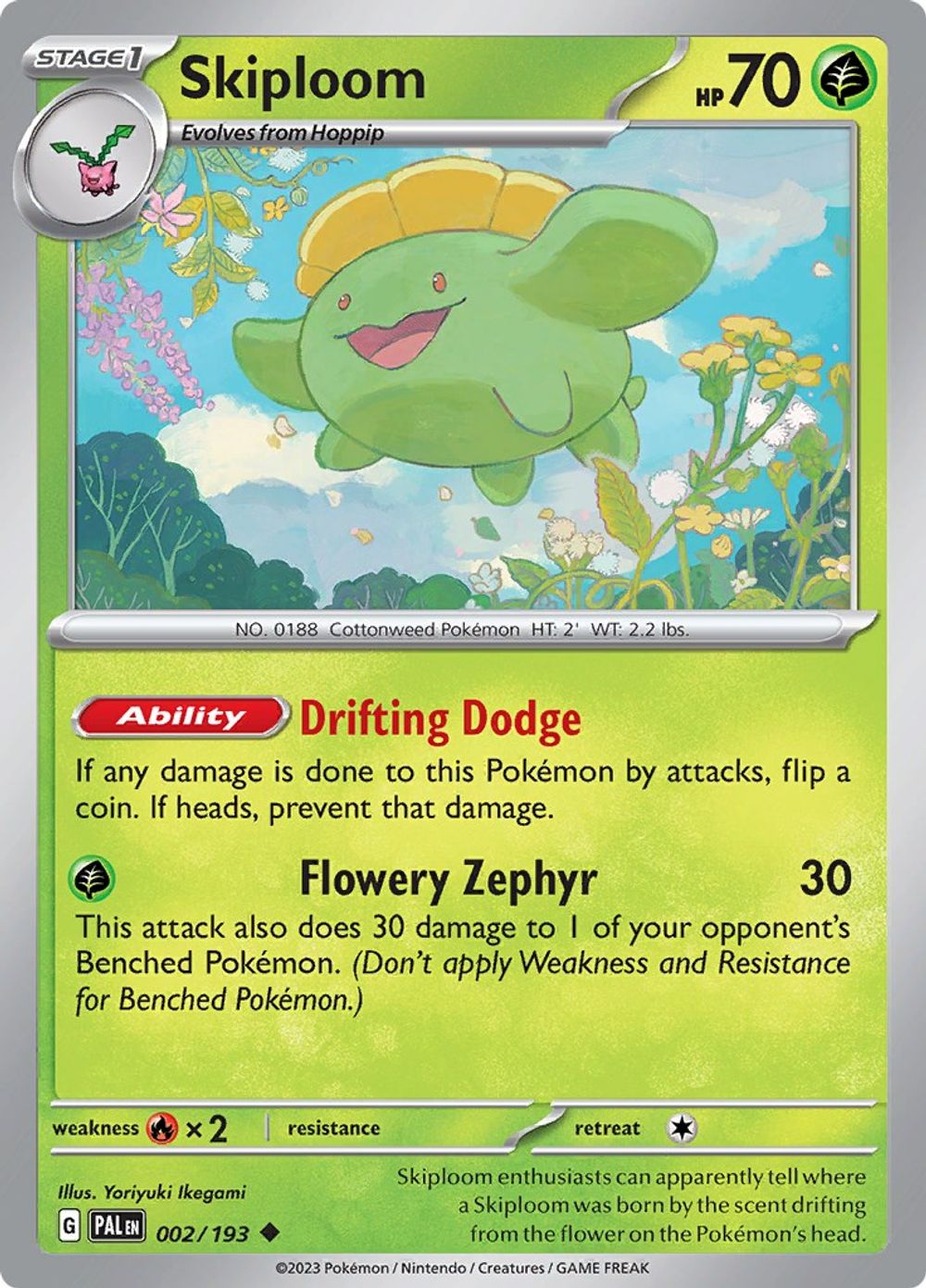 Skiploom — SV02: Paldea Evolved