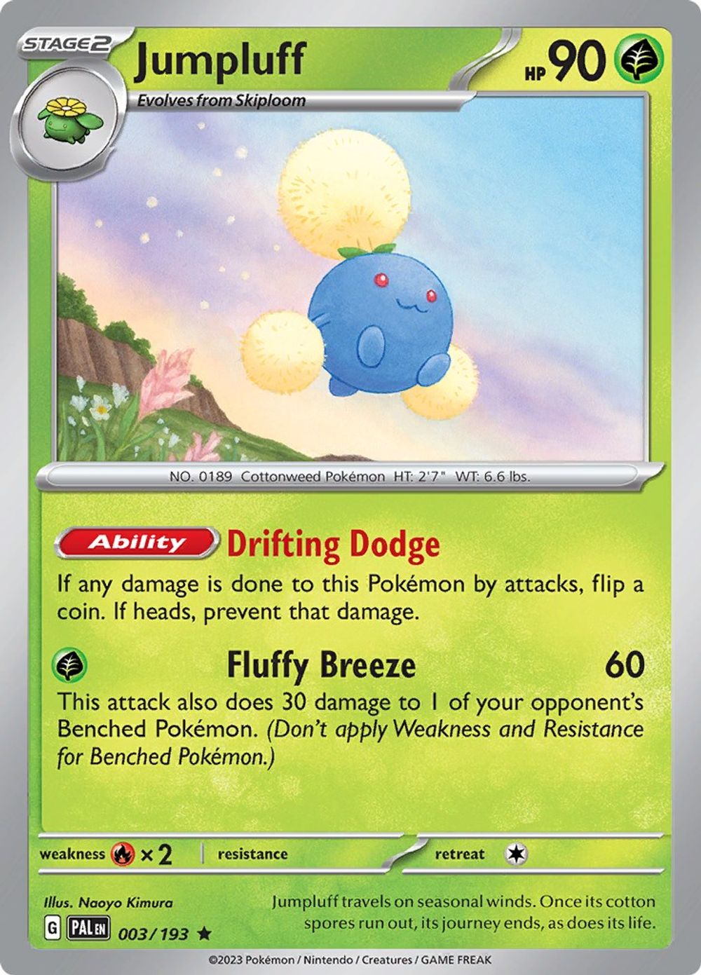 Jumpluff — SV02: Paldea Evolved