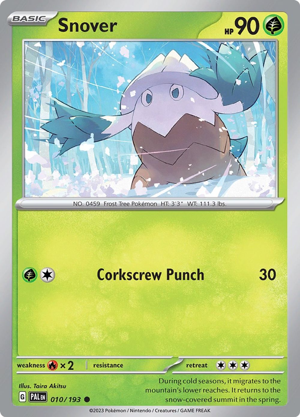 Snover — SV02: Paldea Evolved