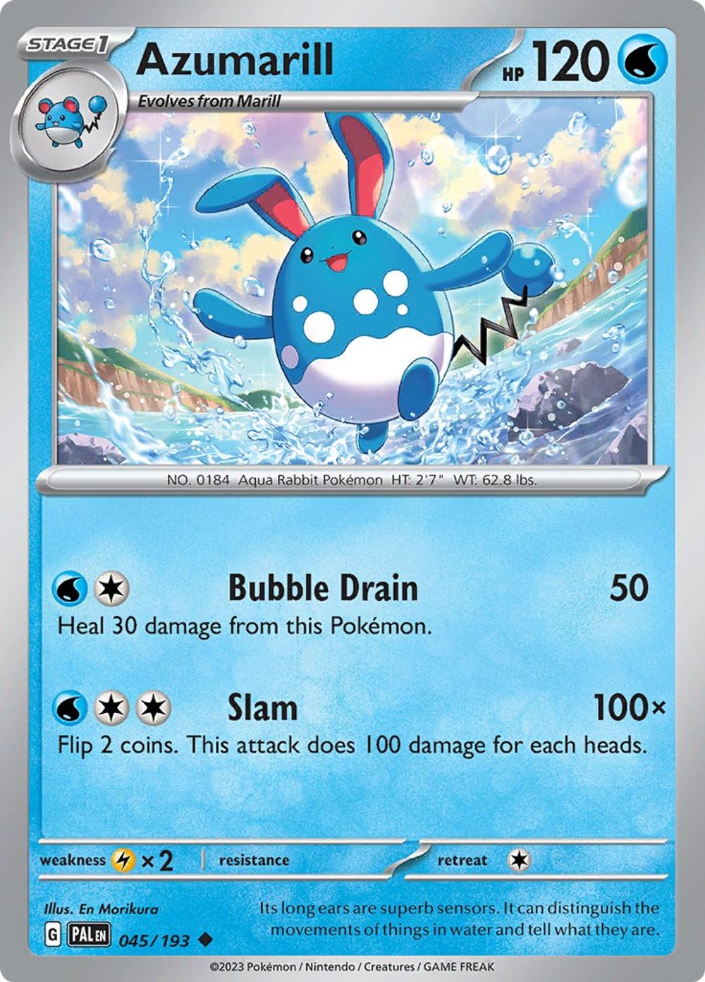 Azumarill — SV02: Paldea Evolved