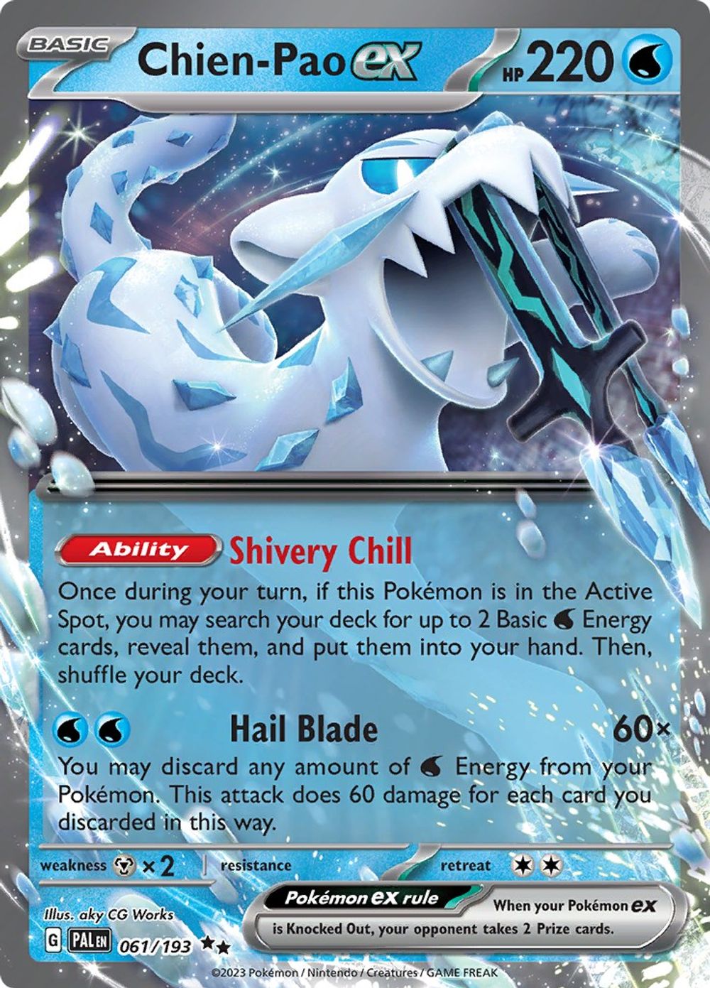 Chien-Pao ex - 061/193 — SV02: Paldea Evolved