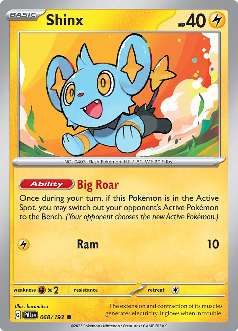 Shinx - 068/193 — SV02: Paldea Evolved