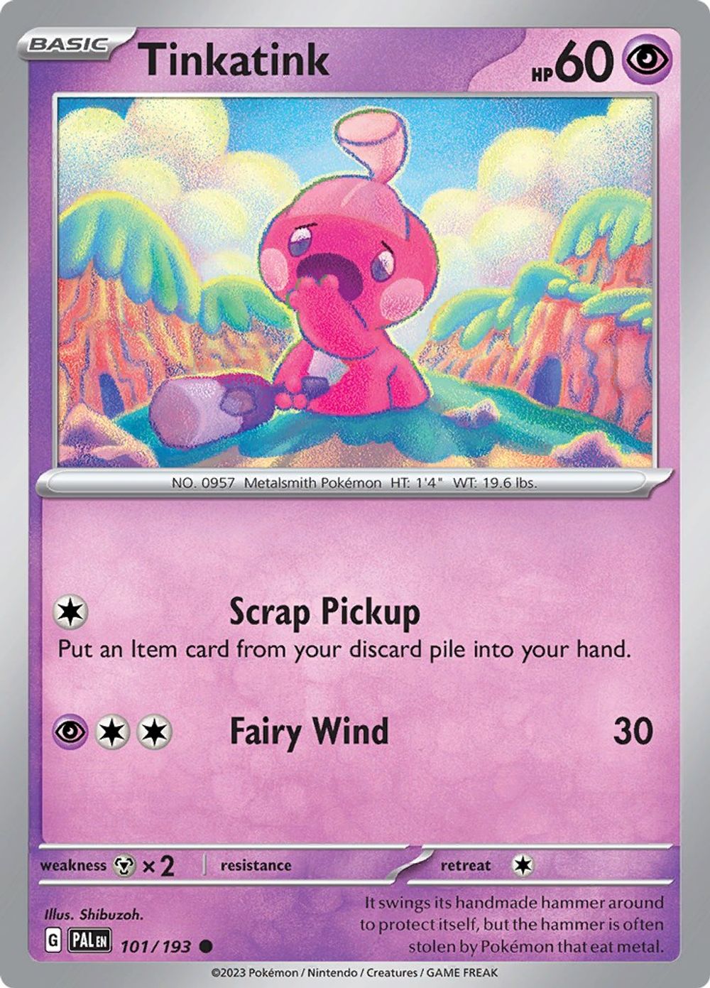 Tinkatink - 101/193 — SV02: Paldea Evolved