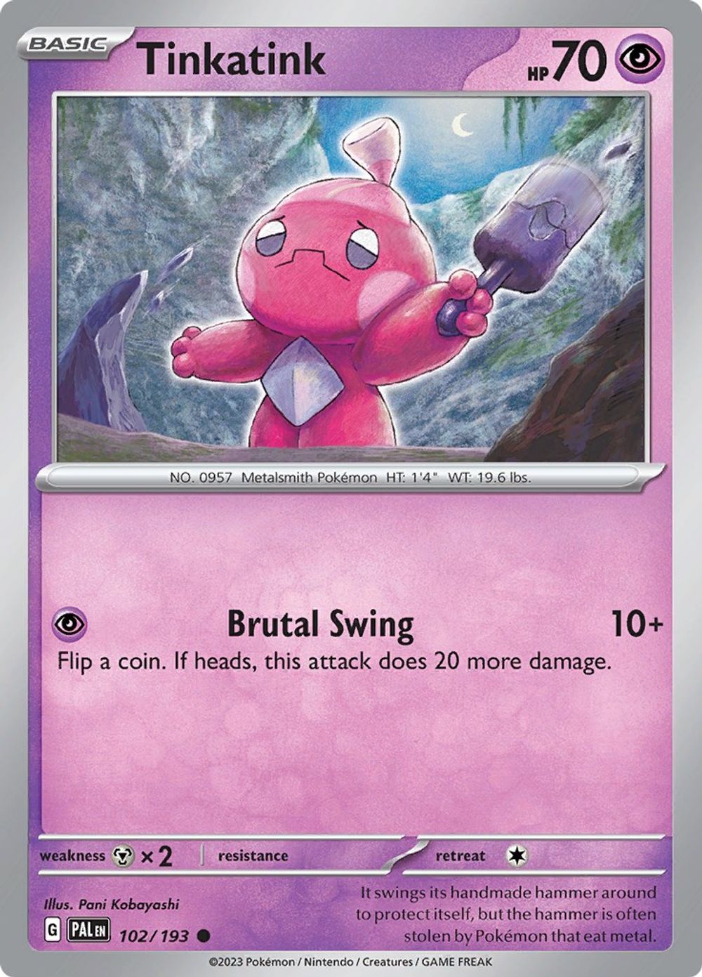 Tinkatink - 102/193 — SV02: Paldea Evolved