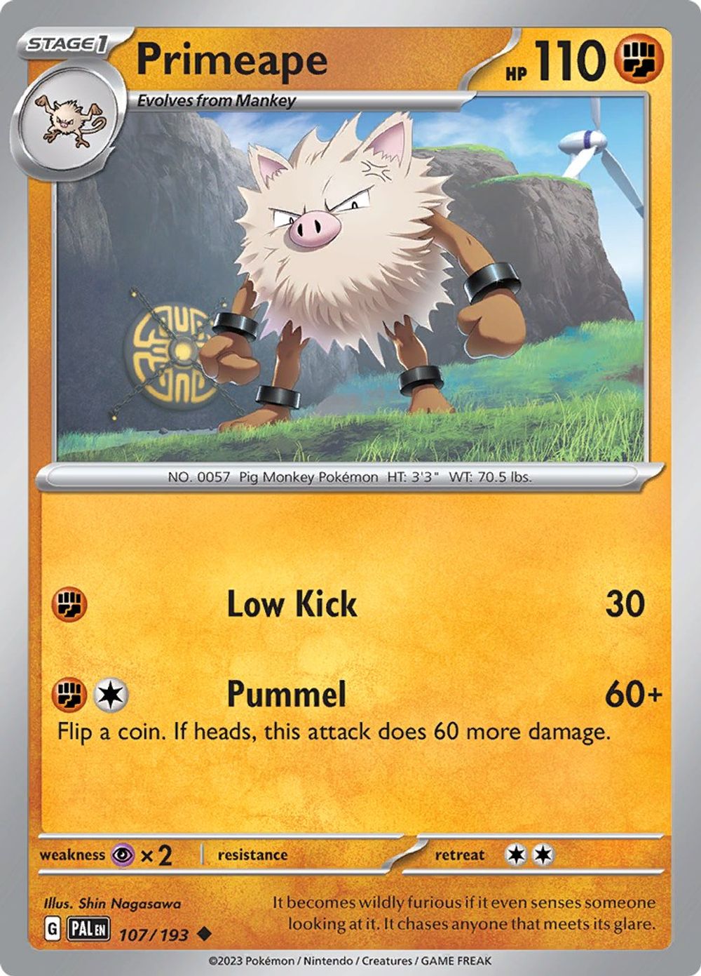 Primeape — SV02: Paldea Evolved