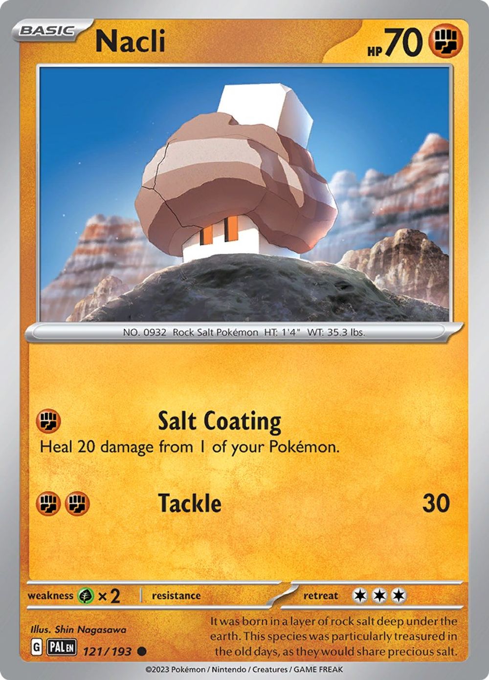 Nacli - 121/193 — SV02: Paldea Evolved