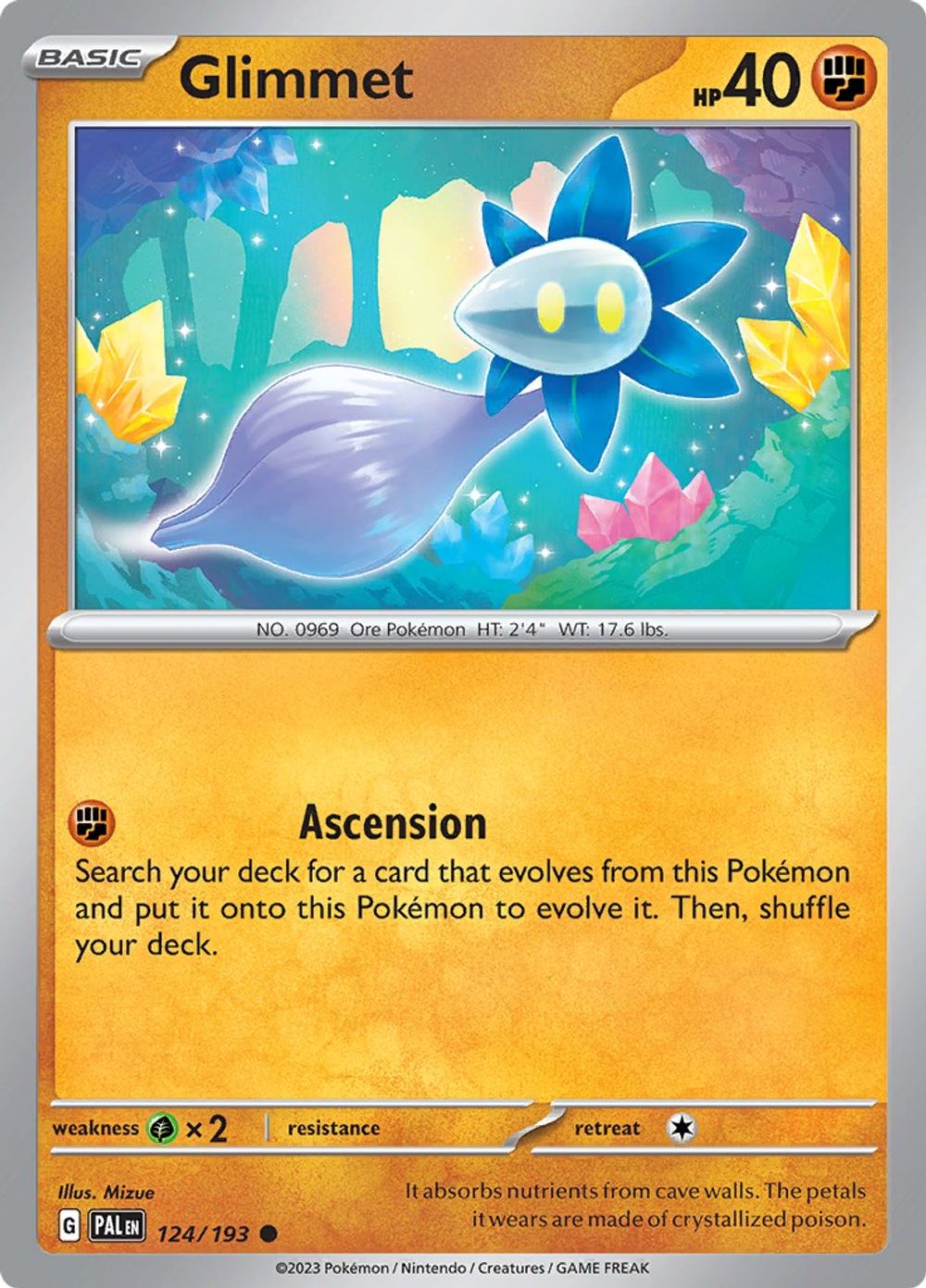 Glimmet - 124/193 — SV02: Paldea Evolved
