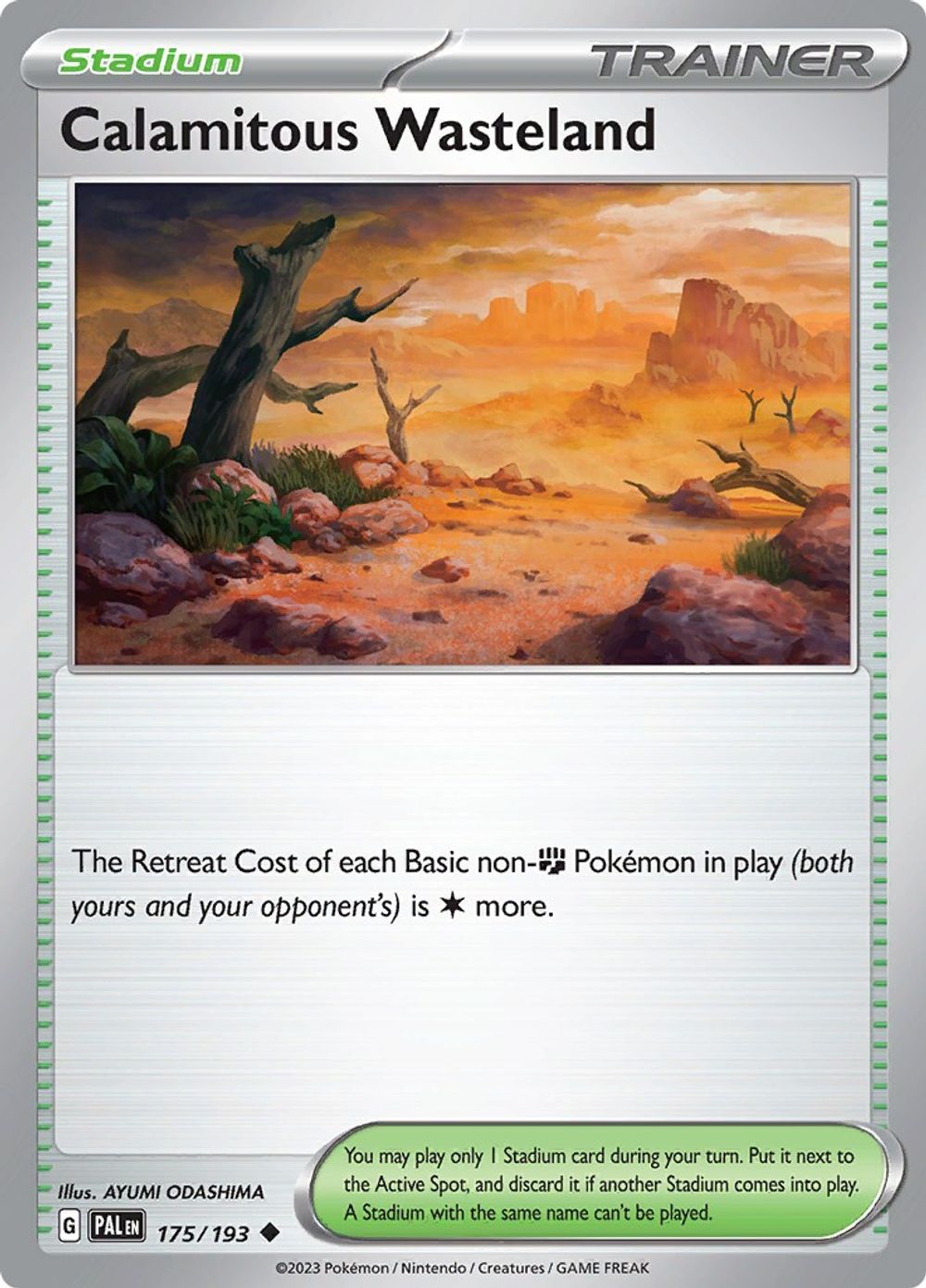 Calamitous Wasteland — SV02: Paldea Evolved