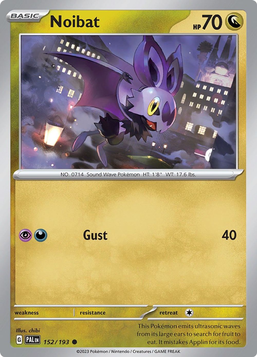 Noibat — SV02: Paldea Evolved