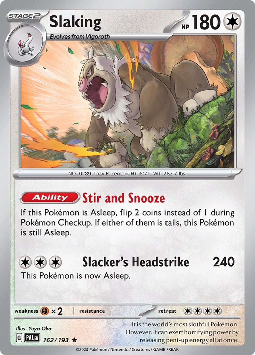 Slaking — SV02: Paldea Evolved