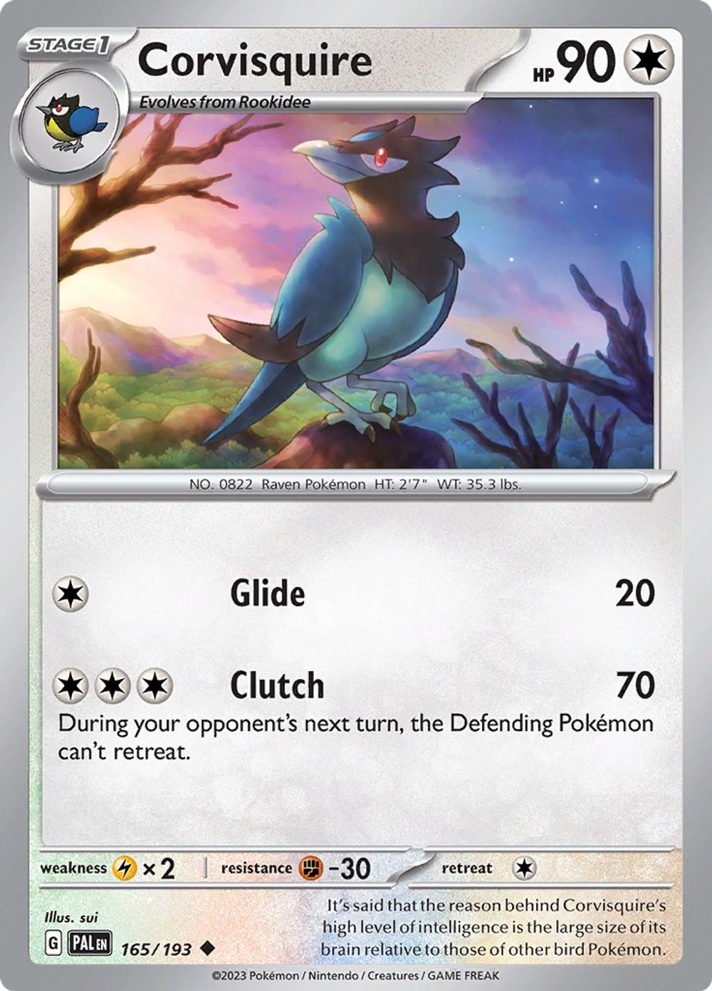Corvisquire — SV02: Paldea Evolved