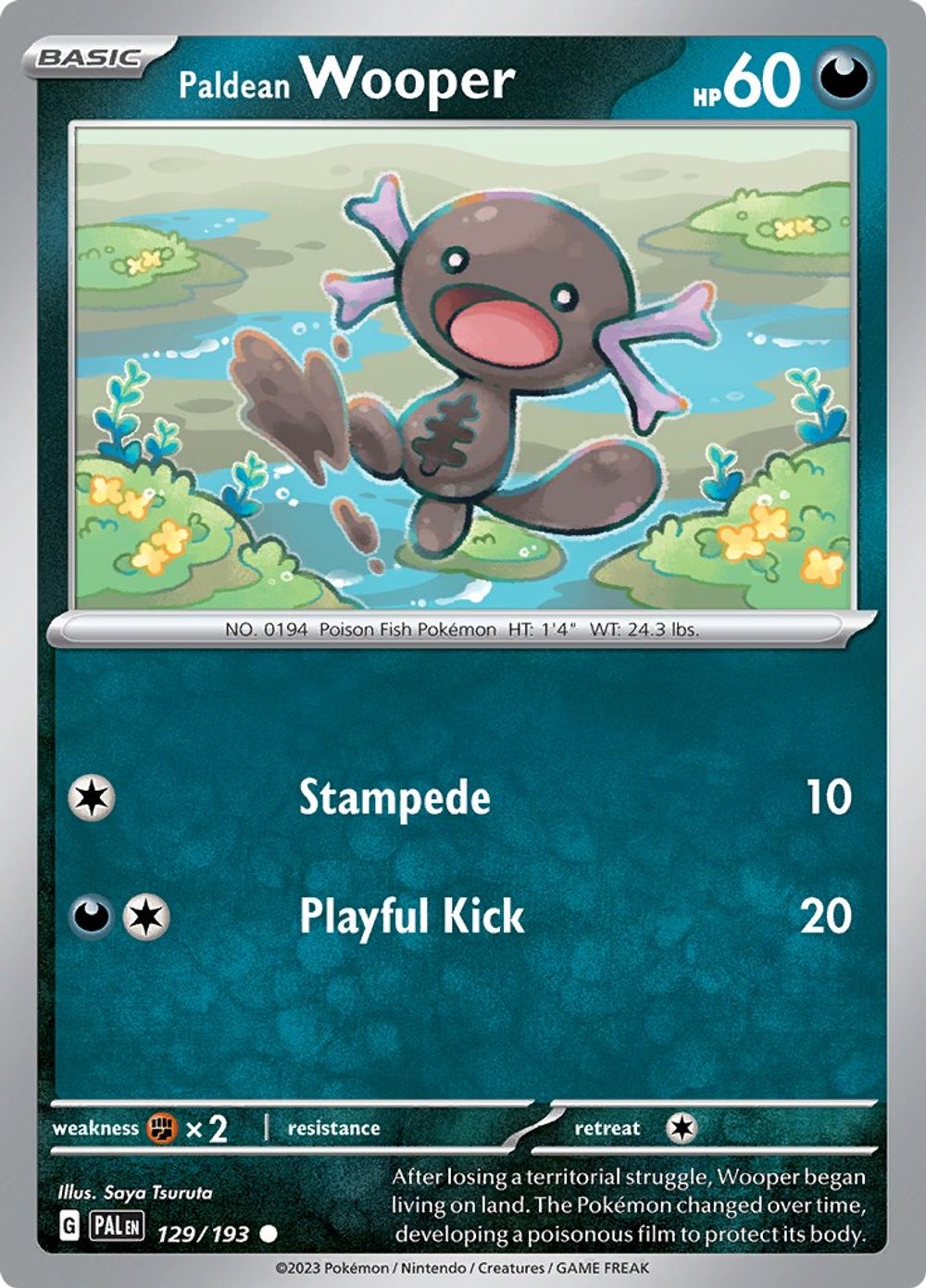 Paldean Wooper - 129/193 — SV02: Paldea Evolved