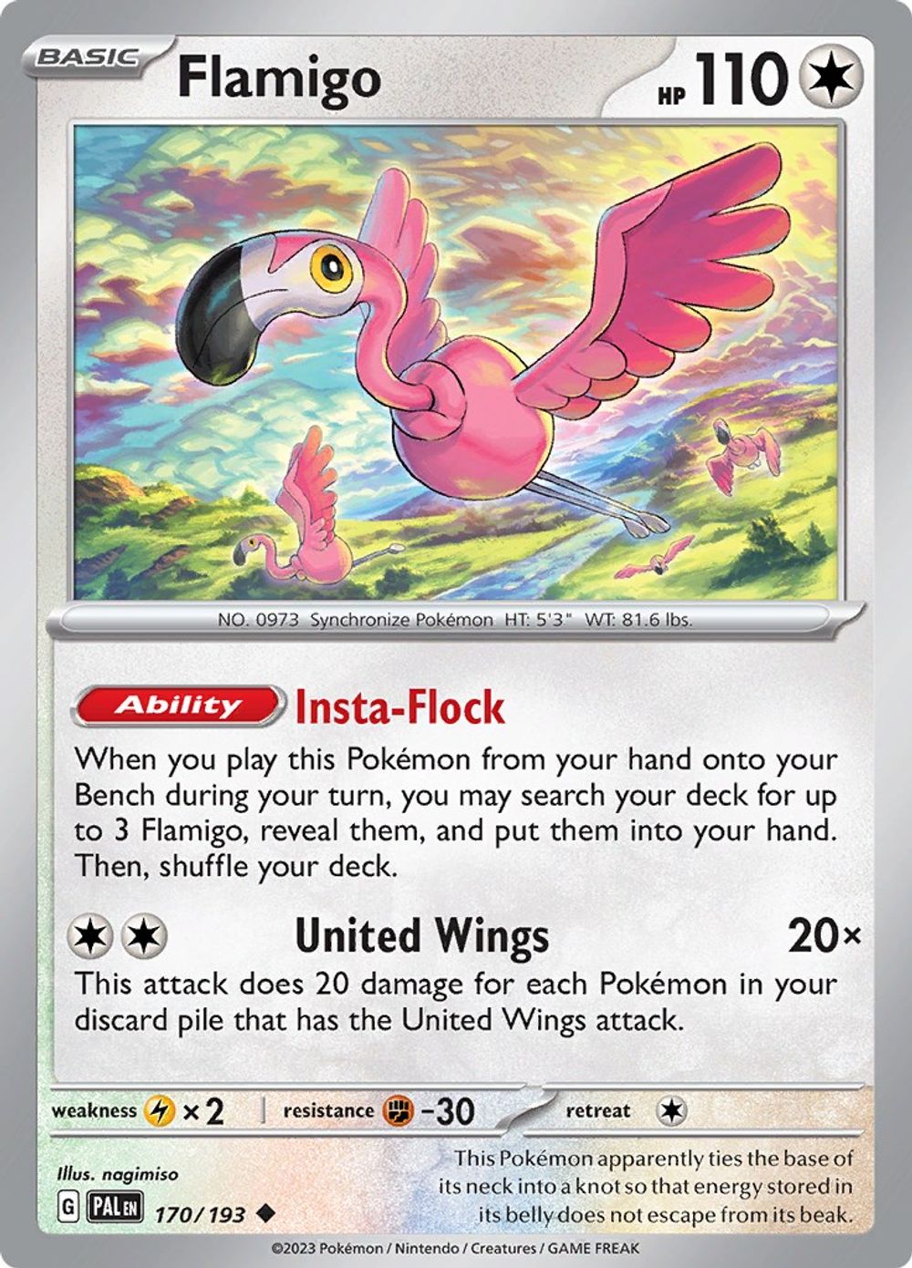 Flamigo — SV02: Paldea Evolved