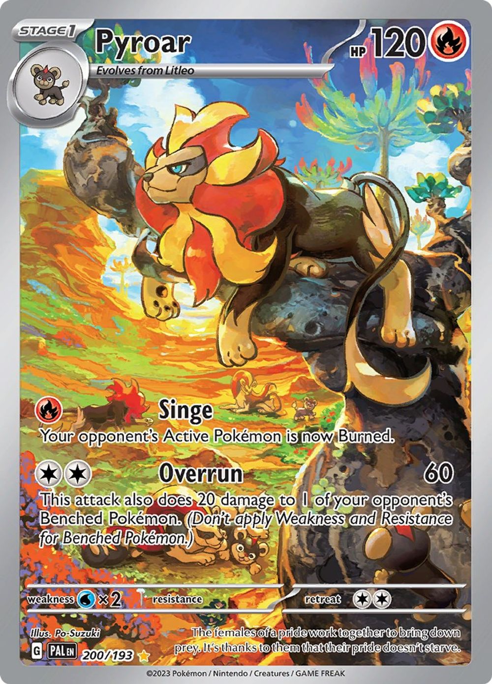 Pyroar - 200/193 — SV02: Paldea Evolved
