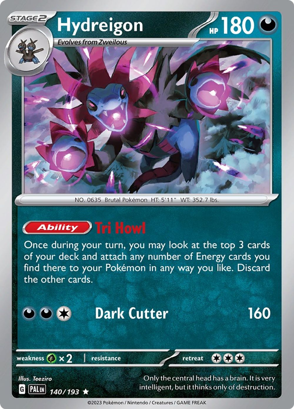 Hydreigon — SV02: Paldea Evolved