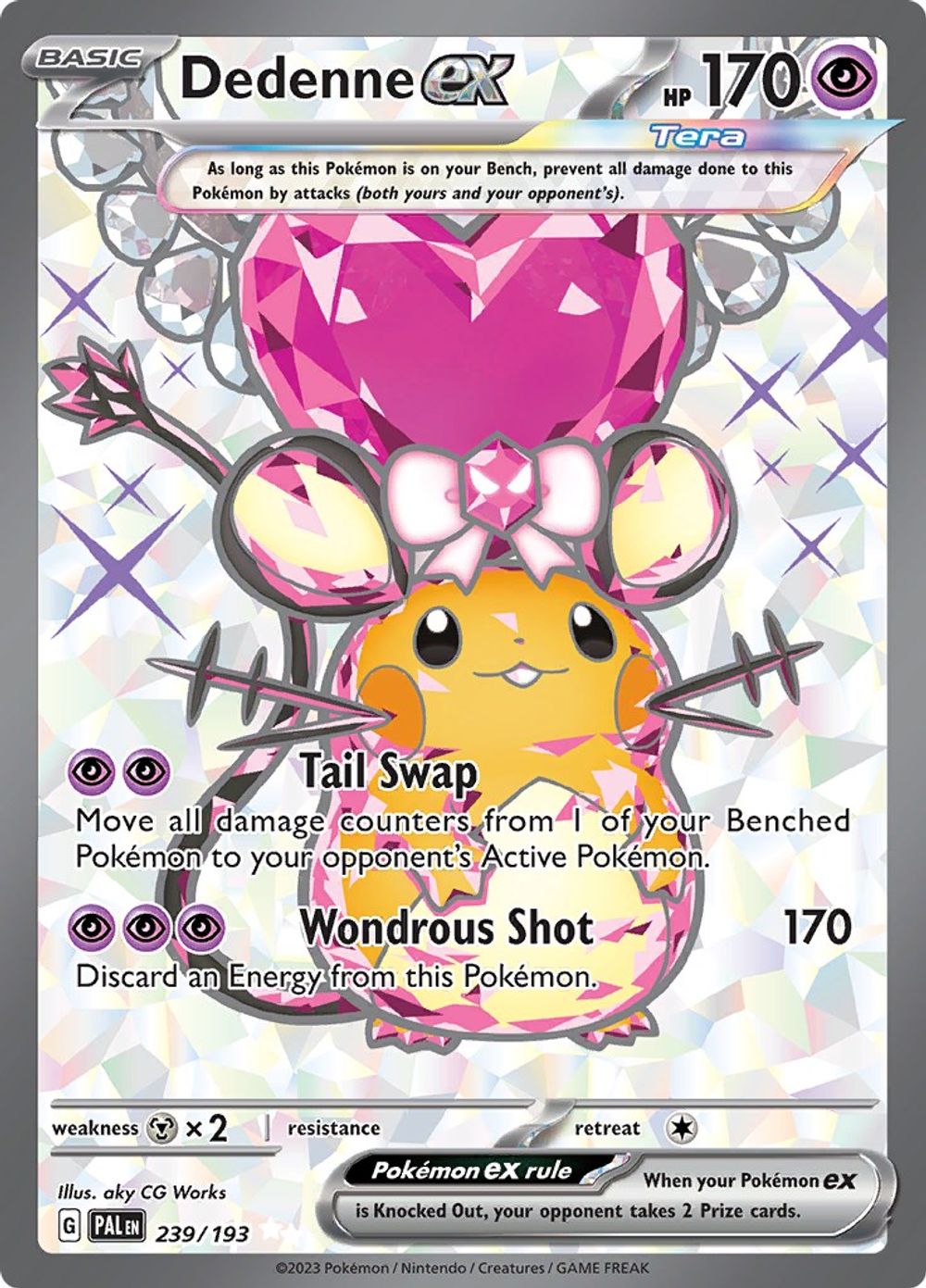 Dedenne ex - 239/193 — SV02: Paldea Evolved