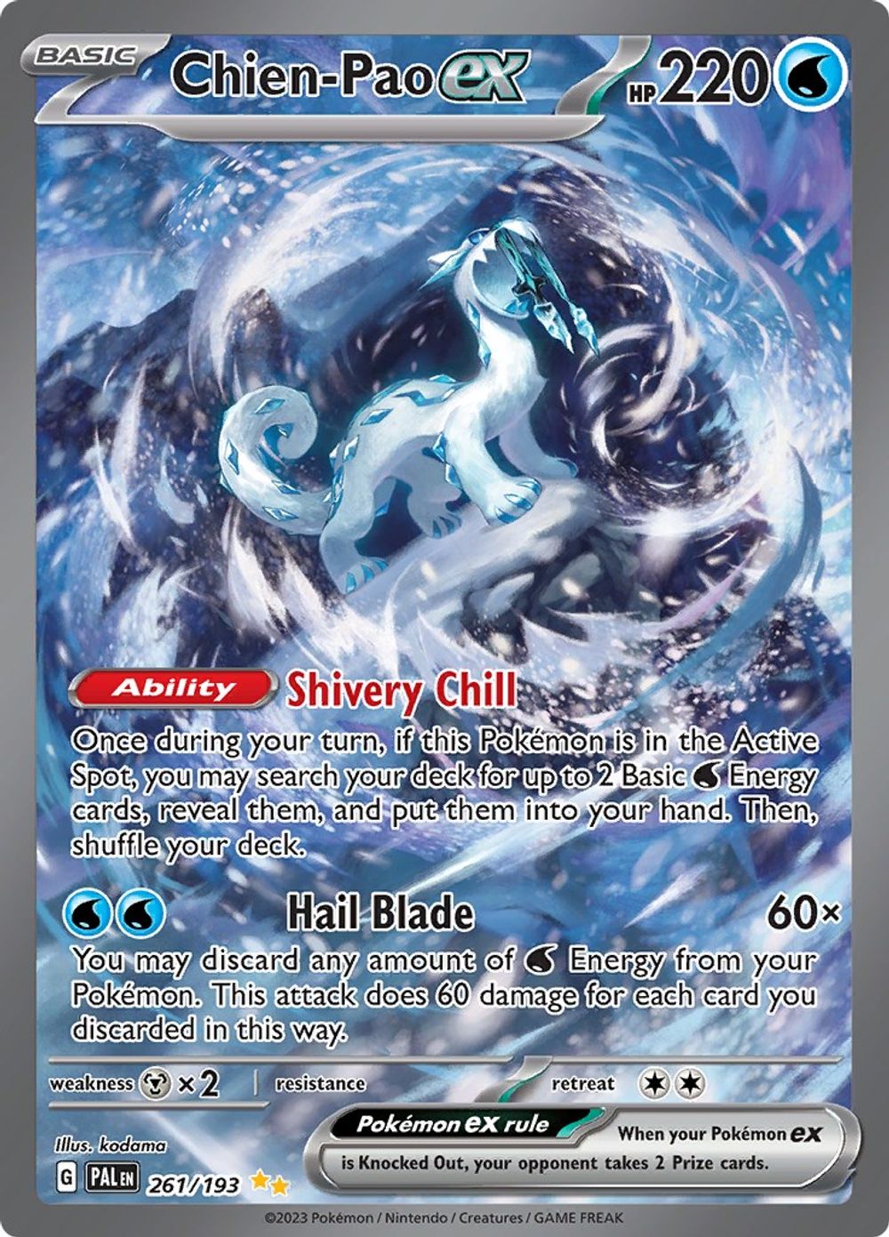 Chien-Pao ex - 261/193 — SV02: Paldea Evolved