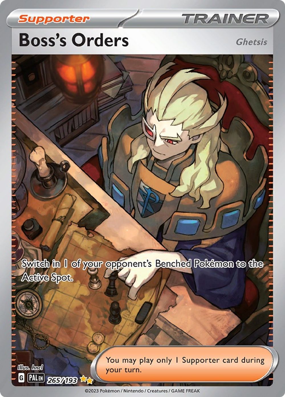 Boss's Orders - 265/193 — SV02: Paldea Evolved