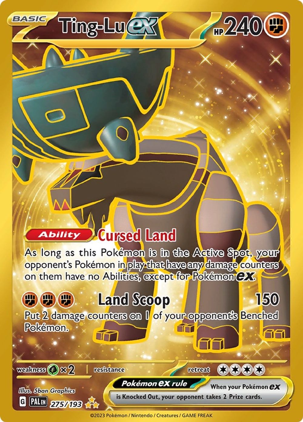 Ting-Lu ex - 275/193 — SV02: Paldea Evolved